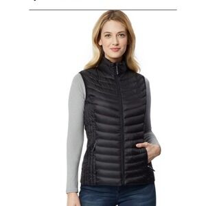 Heat Keep Women's Heat Keep Silk Nano Packable Down Vest Medium